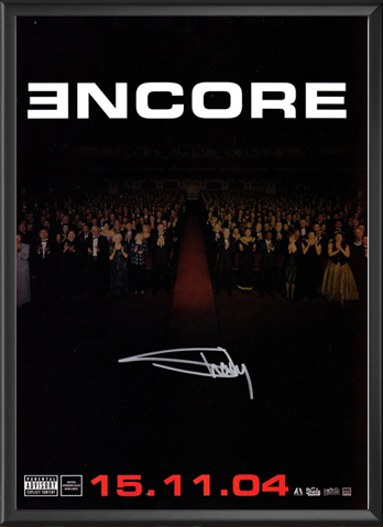 Eminem - Encore Signed Music Print